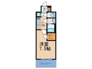 ﾌｧｰｽﾄﾌｨｵｰﾚ福島野田Ⅱ(205)の物件間取画像